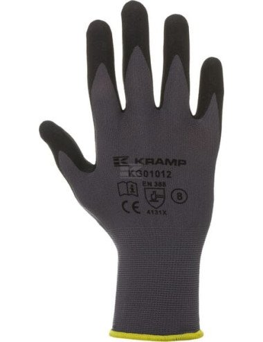 Mănuși de lucru Kramp Protect 1.012 10/XL gri