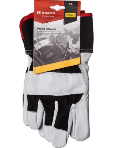 Mănuși de lucru Kramp Protect 3.004 10/XL piele de capră