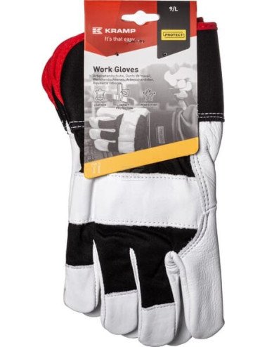Mănuși de lucru Kramp Protect 3.006 10/XL piele de capră