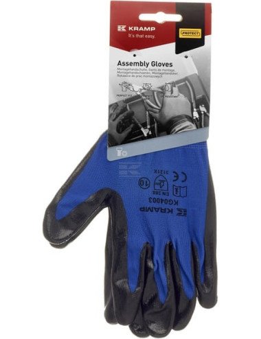 Mănuși de lucru Kramp Protect 4.003 10/XL nitril și nailon
