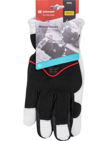 Mănuși de iarnă Kramp Protect 6.004 10/XL piele de capră și polar