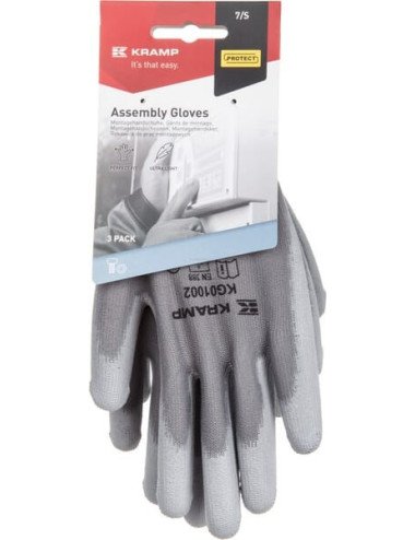 Mănuși de lucru Kramp Protect 1.002 11/XXL, pachet 3 perechi