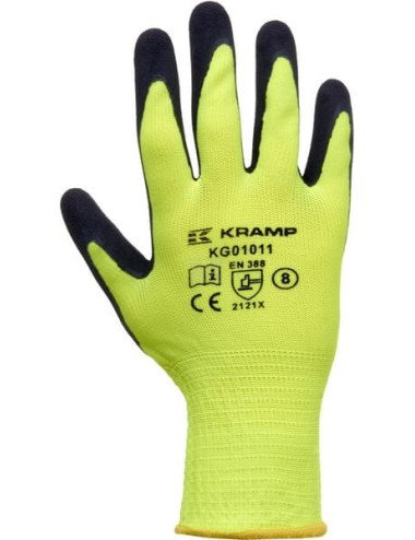 Mănuși de lucru Kramp Protect 1.011 11/XXL galben