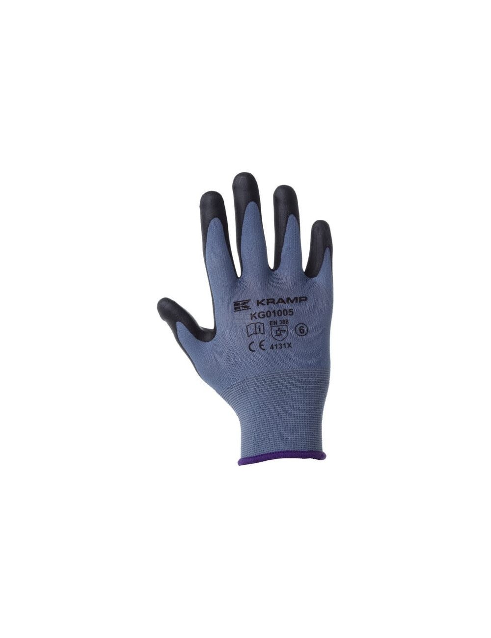 Mănuși de lucru Kramp Protect 1.005 8/M albastru