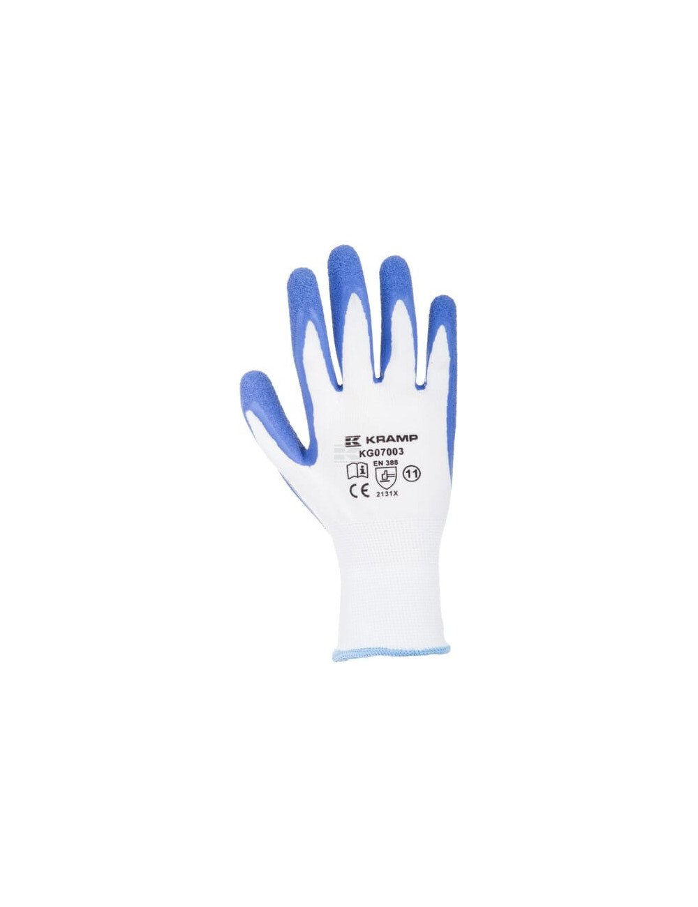 Mănuși de grădină Kramp Protect 7.003 8/M poliester și latex