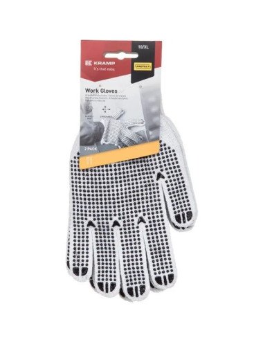 Mănuși de lucru Kramp Protect 7.004 8/M set 2 buc. PVC aderent