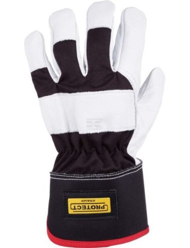 Mănuși de lucru Kramp Protect 3.004 9/L piele de capră