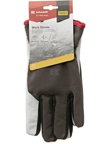 Mănuși de lucru Kramp Protect 3.011 9/L piele și Kevlar®