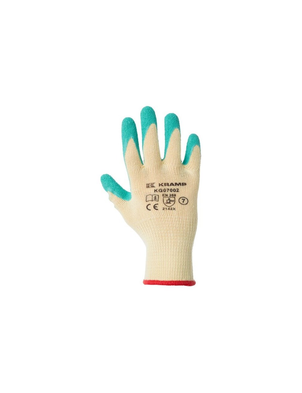 Mănuși de grădină Kramp Protect 7.002 9/L latex și bumbac