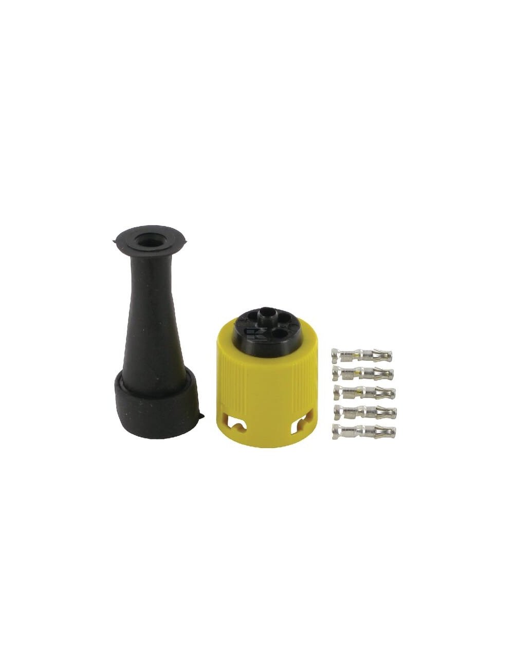 Mufă conectare lampă 5 pini, galbenă LA62295