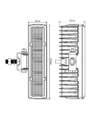 Proiector / far de lucru LED 18W 1500LM, tip flood