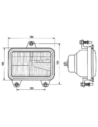Far COBO 05309000, stânga sau dreapta