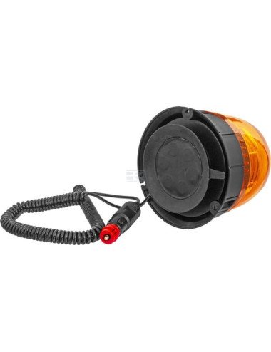 Girofar LED 12V/24V LA20026 cu magnet și alimentare la priză