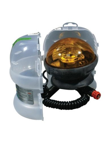 Girofar Sacex Ellipse 12V/24V cu prindere magnetică, alimentare la priză