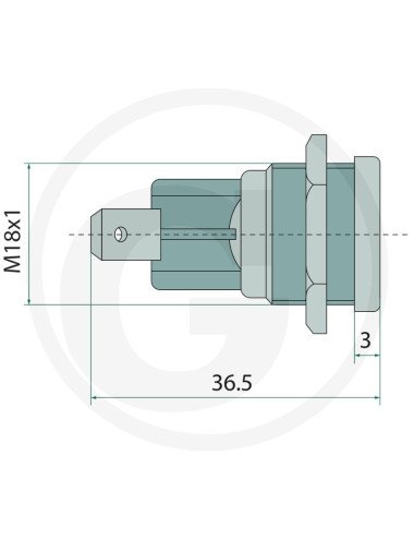 Mufă girofar Erich Jaeger 12-24V