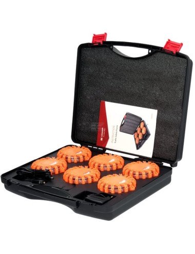 Set lămpi lumini avertizare LA800021, prindere magnetică și acumulatori