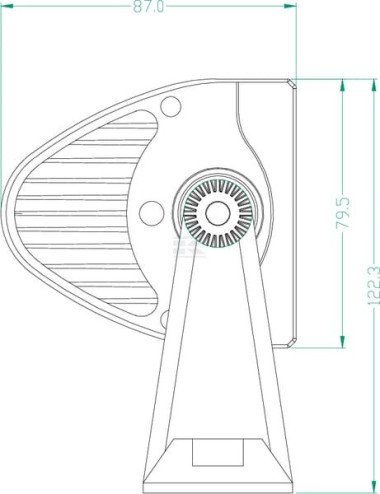 Bară lumini / far de lucru LED 36W 3060LM, tip flood LA10302