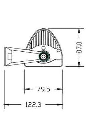 Bară lumini / far de lucru LED 300W 25500LM, tip spot/flood