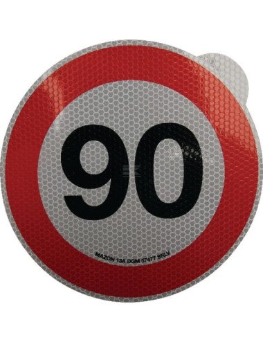 Indicator autocolant Mazon limită viteză 90km/h WB7990IT