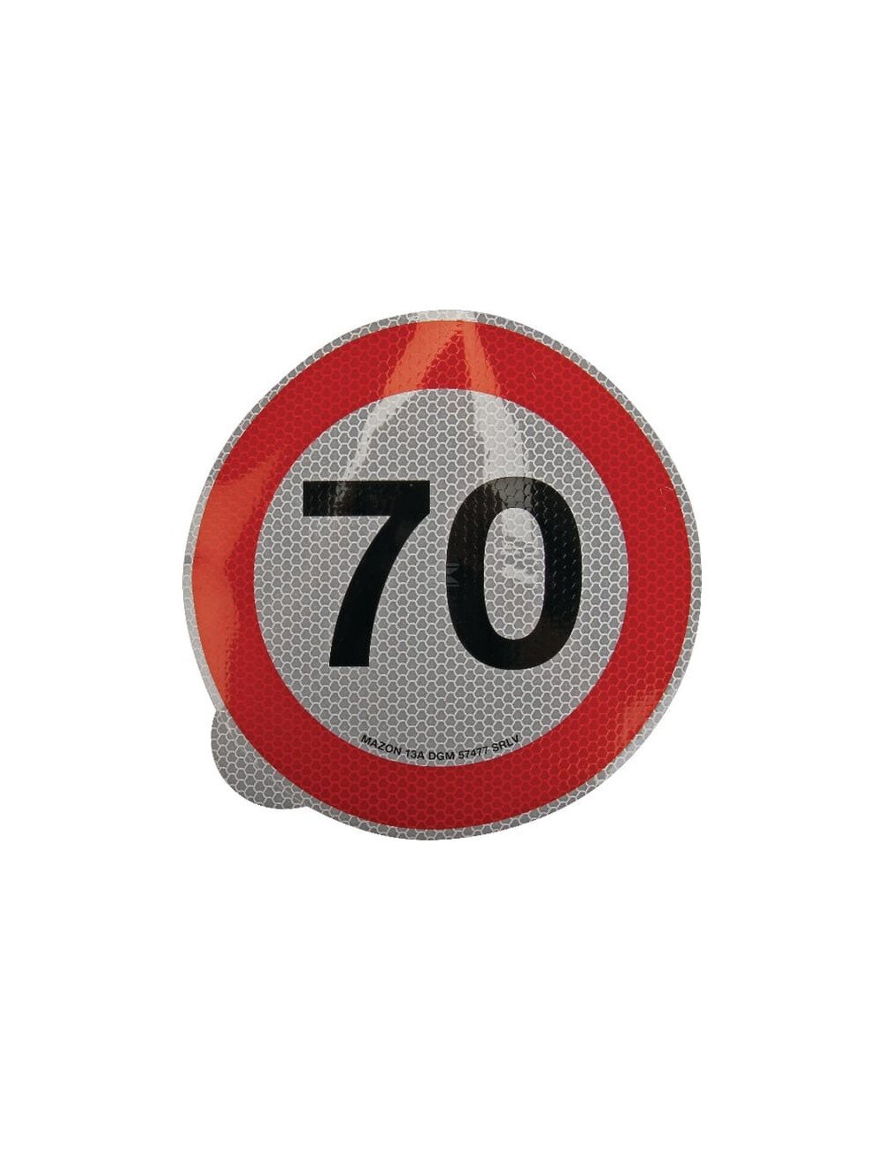 Indicator autocolant Mazon limită viteză 70km/h WB7970IT