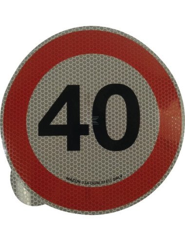 Indicator autocolant Mazon limită viteză 40km/h WB7940IT