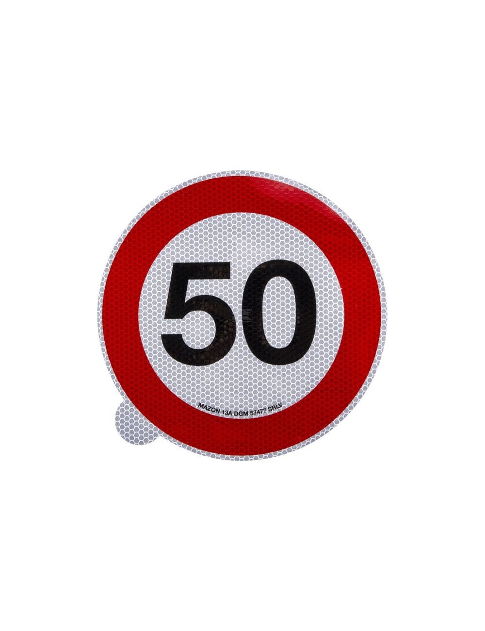 Indicator autocolant Mazon limită viteză 50km/h WB7950IT