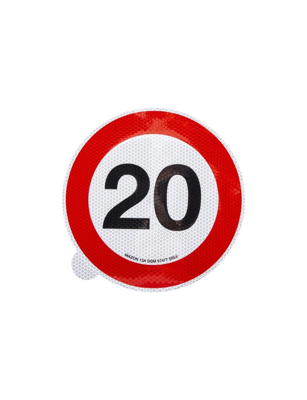 Indicator autocolant Mazon limită viteză 20km/h WB7920IT