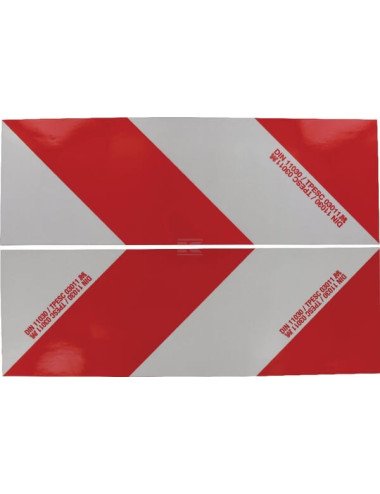 Set panouri reflectorizante autocolante Mazon roșu/alb WB50073SET