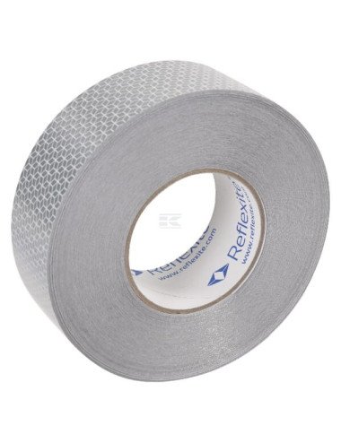 Bandă reflectorizantă autocolantă Mazon alb WB82101