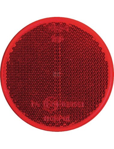 Reflector rotund roșu 78mm GoPart