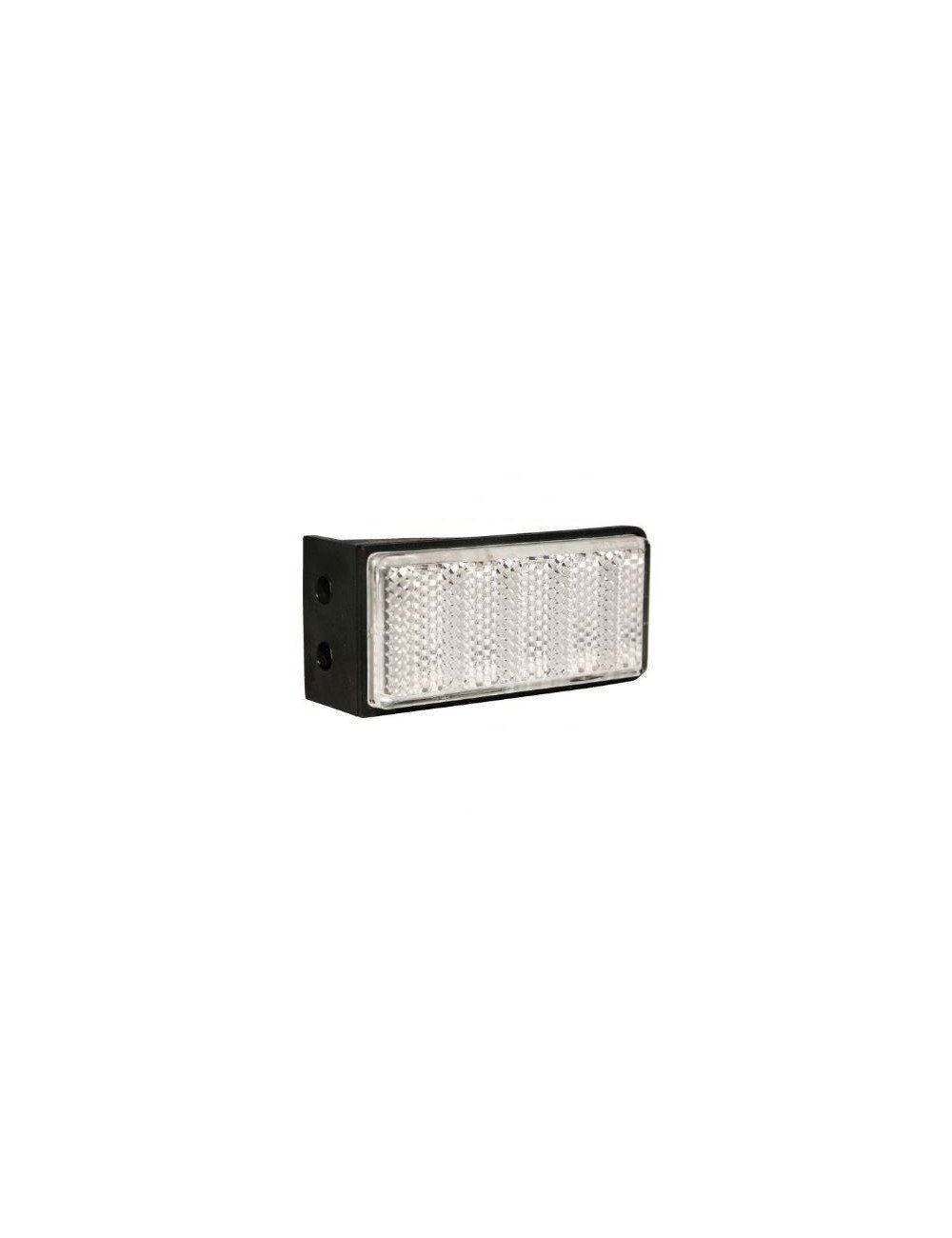 Reflector rectangular alb cu suport Knott 34x76mm