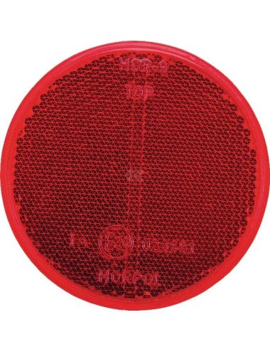 Reflector rotund roșu 78mm GoPart