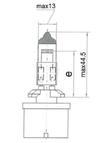 Bec Osram 12V 27W H27W/1
