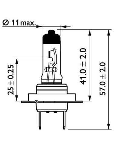 Bec Philips Master Duty H7 24V 70W 13972MDC1