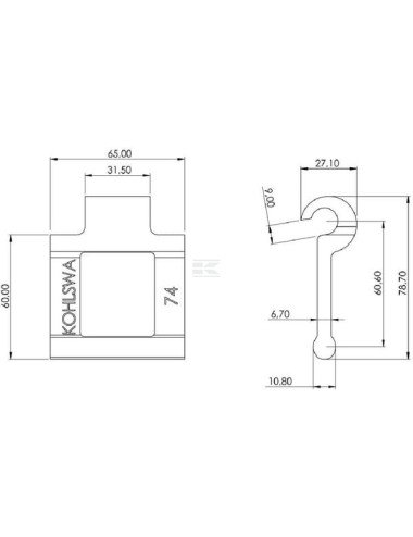 Za lanț remorcă gunoi B74 Kohlswa