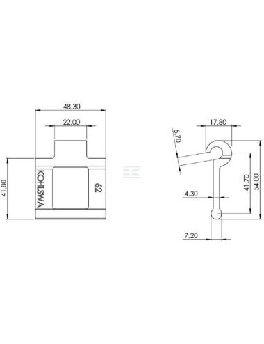 Za lanț remorcă gunoi B62 Kohlswa