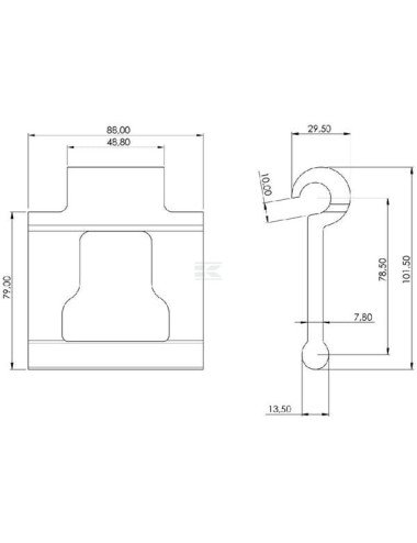 Za lanț remorcă gunoi B103S Kohlswa