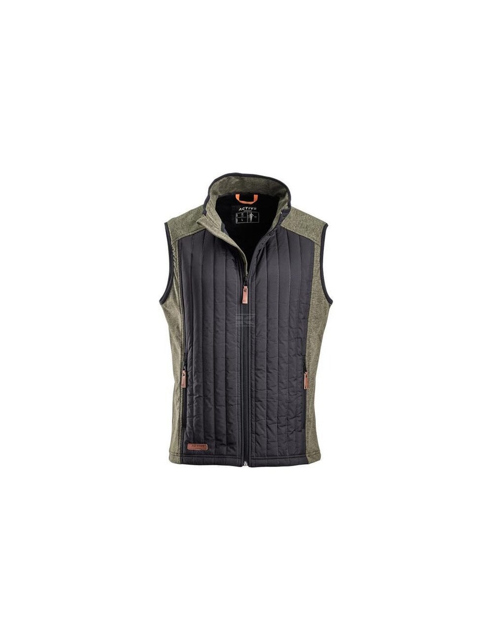 Vestă hibrid/polar Kramp Active măsliniu - L, pentru bărbați KW5011401902054