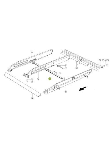 Traversă 647634.0 pentru Claas